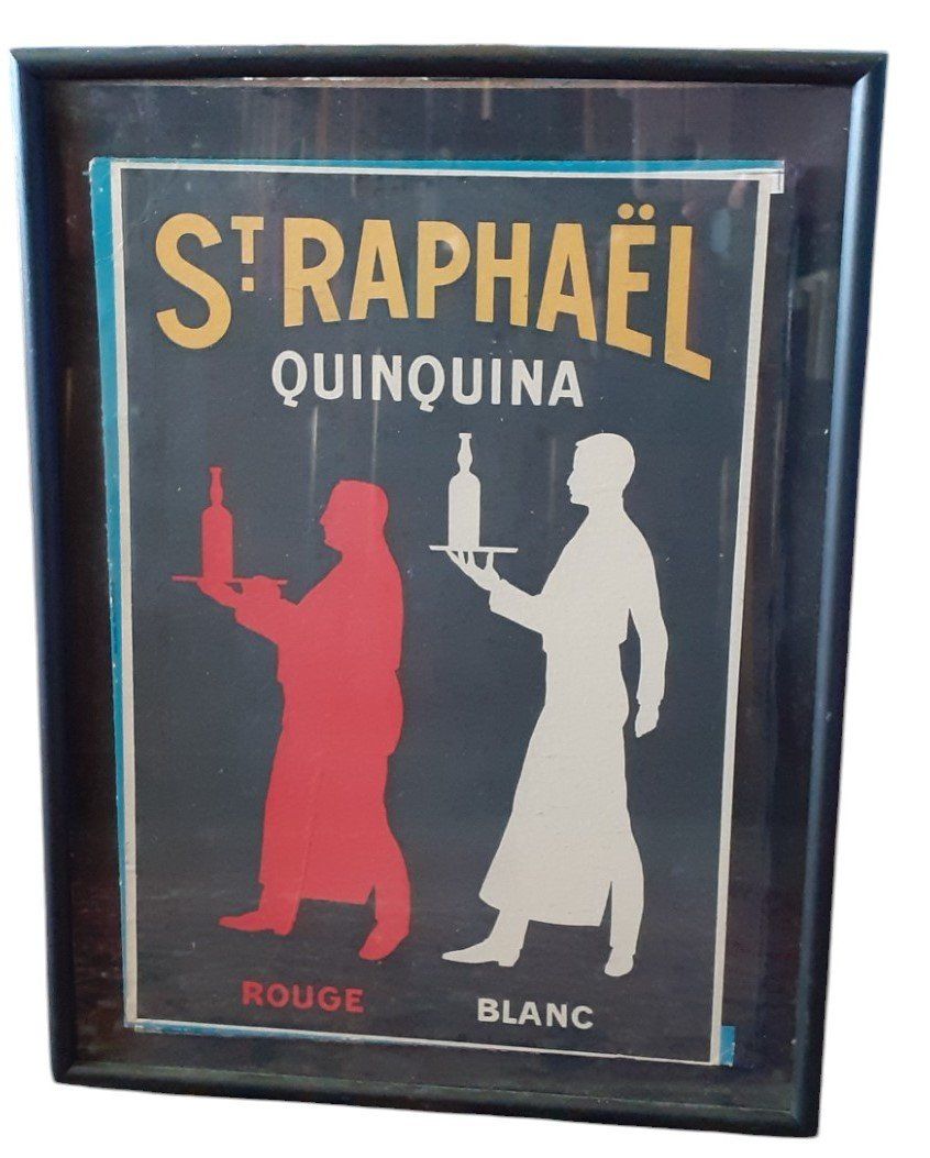 Poster & Bilder: Plakat Original St. Raphael Getränkewerbung 1920er – Gebraucht aus Mörschwil von antiksalon21 5