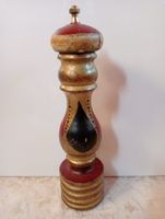 Florentiner Pfeffermühle Vintage Rot - Gold mit Lilie C.C.