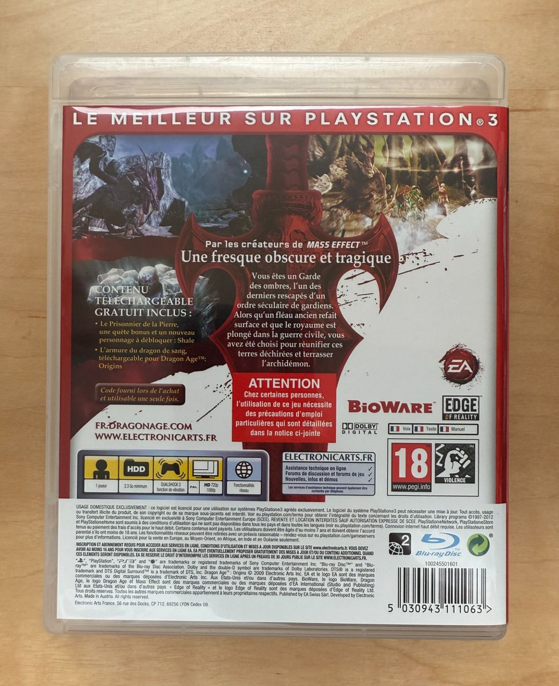 Giochi: Dragon Age : Origins - Essentials - PlayStation 3 - FR – Usato da Genève venduto da Jeux_Retro 1