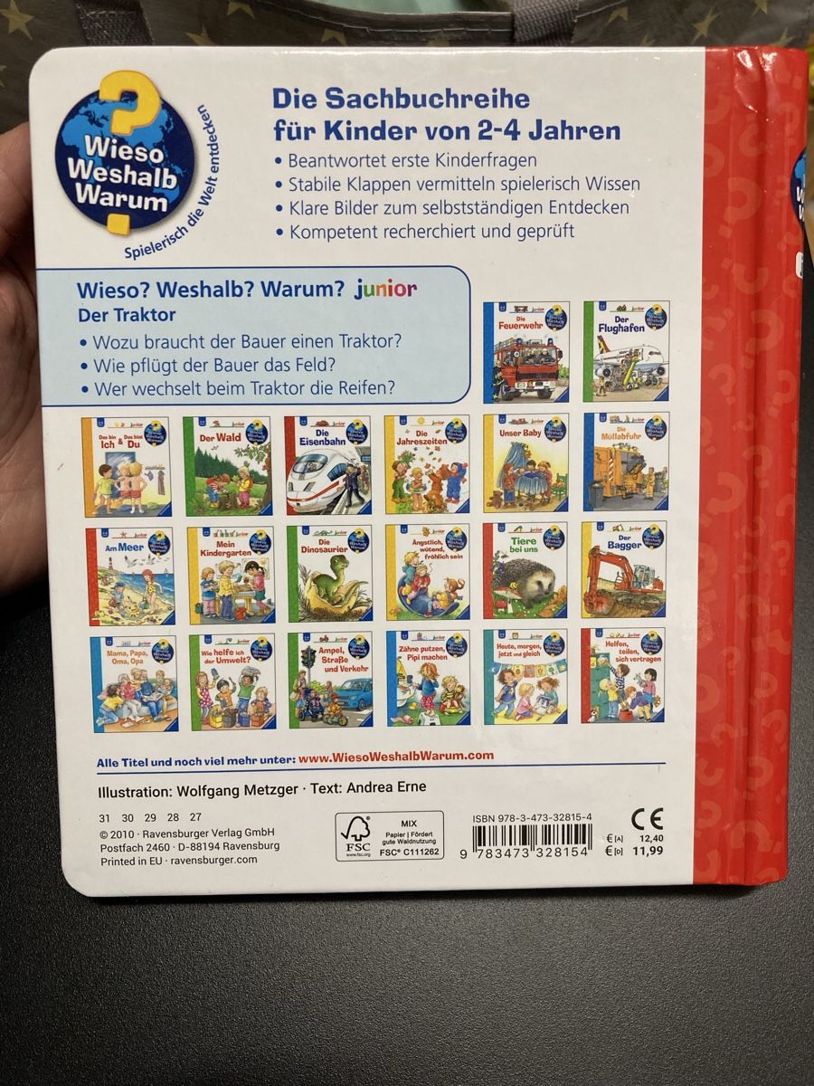 Libri: Ravensburger Junior: Wieso Weshalb Warum - Der Traktor – Usato da Röschenz venduto da rah_8hkj 1