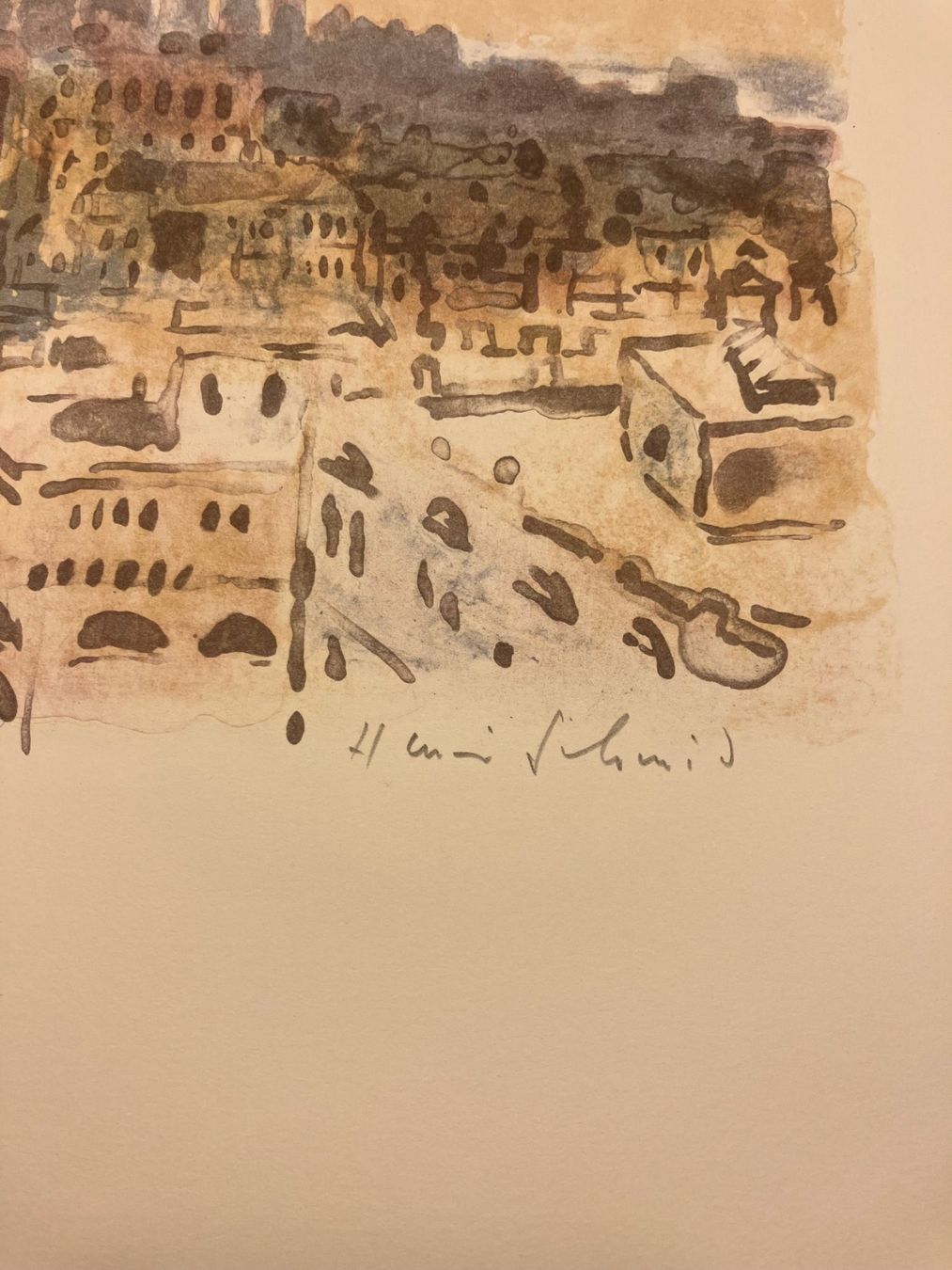 Grafica & Litografie: Lithographie von Henri Schmid – Usato da Winterthur venduto da Barunggeli 2