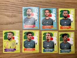 Panini ALG 2, 3, 11, 12, 14, 17, 19 Algerien