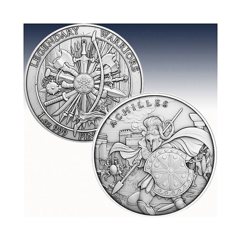Tutti le monete: 1 OZ Silbermünze Warriors Achilles – Nuovo (secondo la descrizione) da Diepoldsau venduto da Unique-Coins