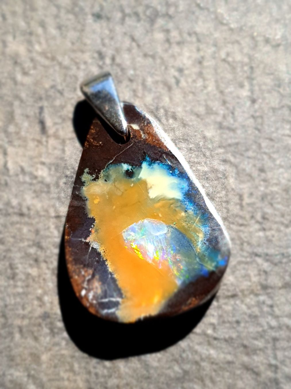 Ciondoli: Boulder Opal Anhänger. – Nuovo (secondo la descrizione) da Niederbüren venduto da Raphael014 3