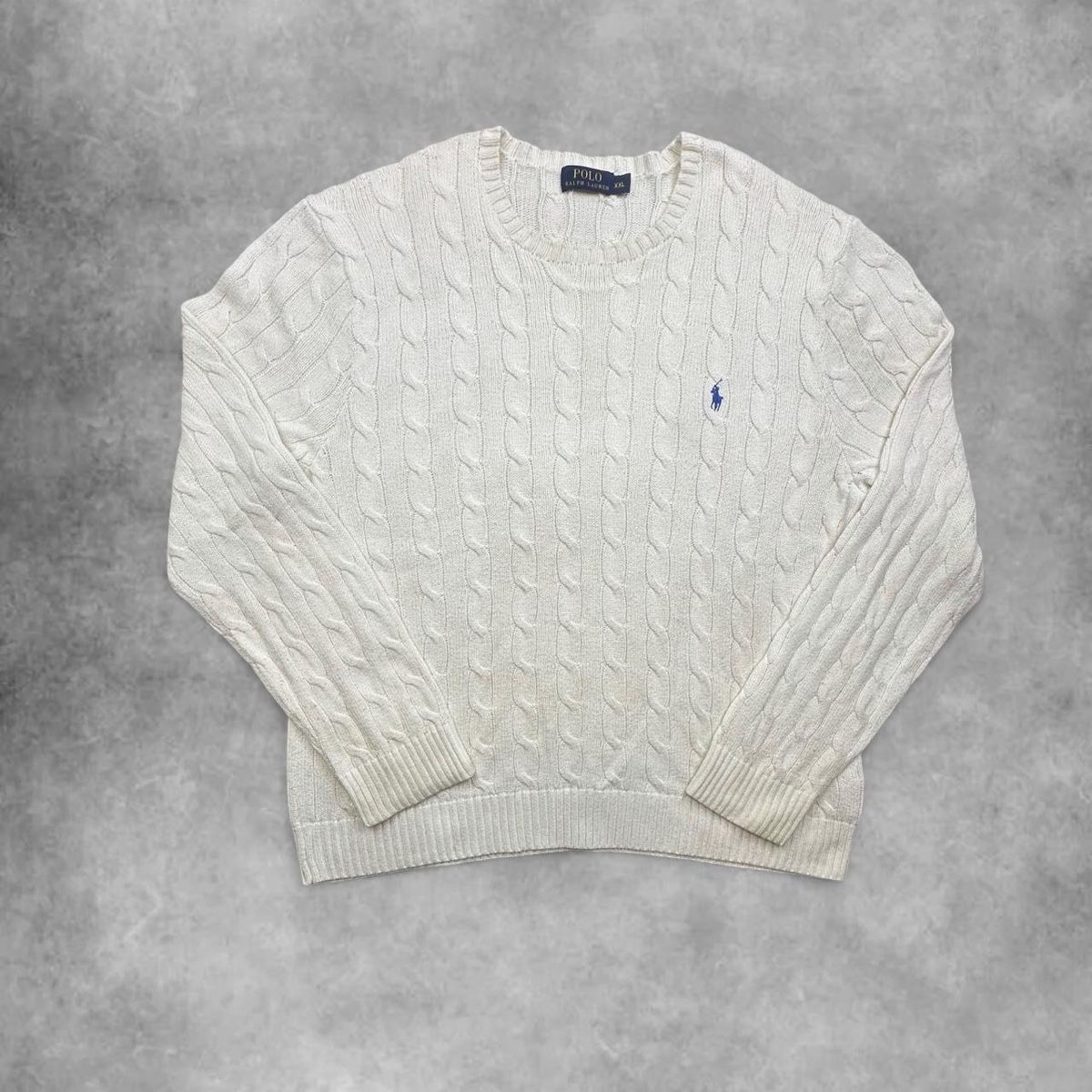 Ralph Lauren Pulls & Sweat-shirts: Ralph Lauren white cable knit sweater  – D'occasion à Erlinsbach SO par TogaResell