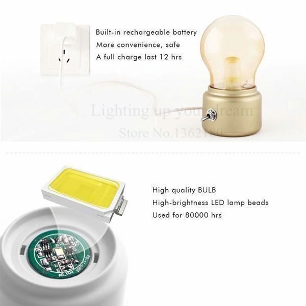 Lampade: Nachtlicht Retro USB Lampe – Nuovo e nell'imballaggio originale da Winterthur venduto da Neilpryde01 5