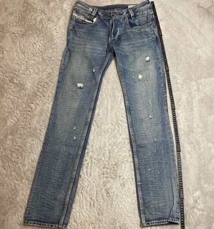 Diesel Slammer Jeans W30 L34 Distressed Used Denim