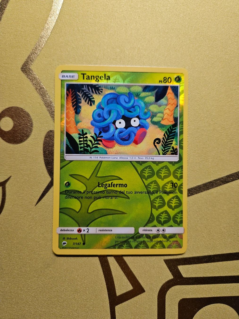 Pokémon Carte collezionabili: Burning Shardows - Tangela – Usato da Bellinzona venduto da Pokemarco