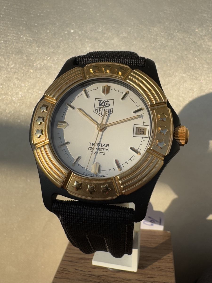 Tag Heuer Orologi: TAG Heuer Tristar 200m Vintage von ca. 1980 – Usato da Zollikofen venduto da Comcast 1