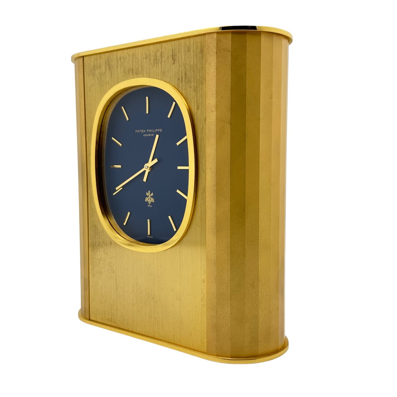 Patek Philippe Stand- & Wanduhren: Patek Philippe Golden Ellipse desk clock full serviced – Gebraucht aus Genève von aspaklariacollection 1
