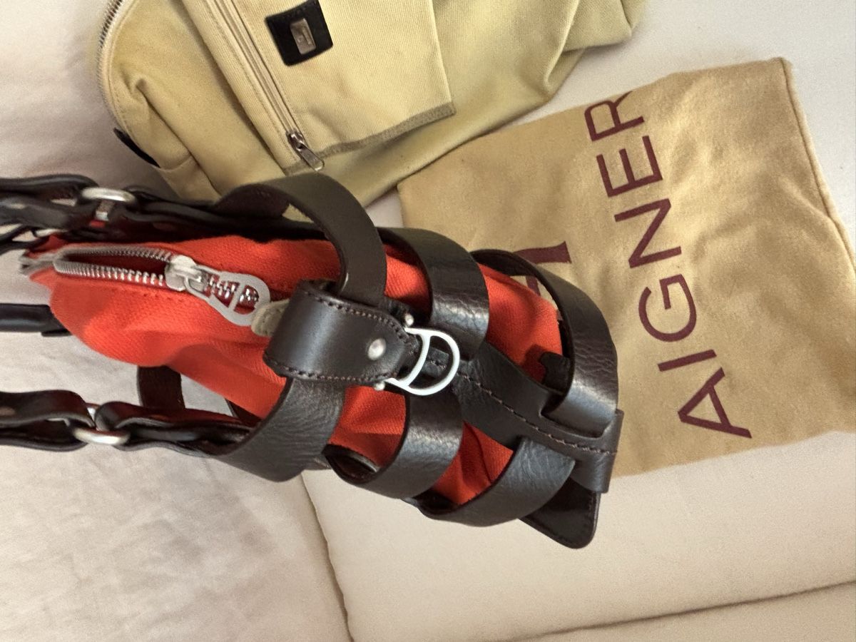 Aigner Borse da donna: Aigner Damaskus Handtasche original – Usato da Auenstein venduto da sonnenschein1256 3