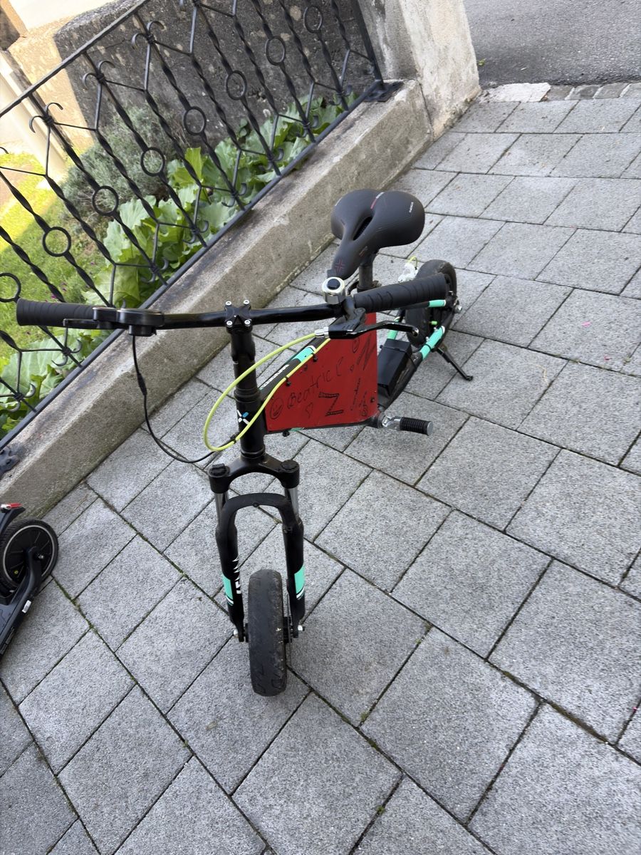 Mini Bike: Monopattino elettrico personalizzato con sedile e display – Usato da Bürglen UR venduto da Cardosoluis