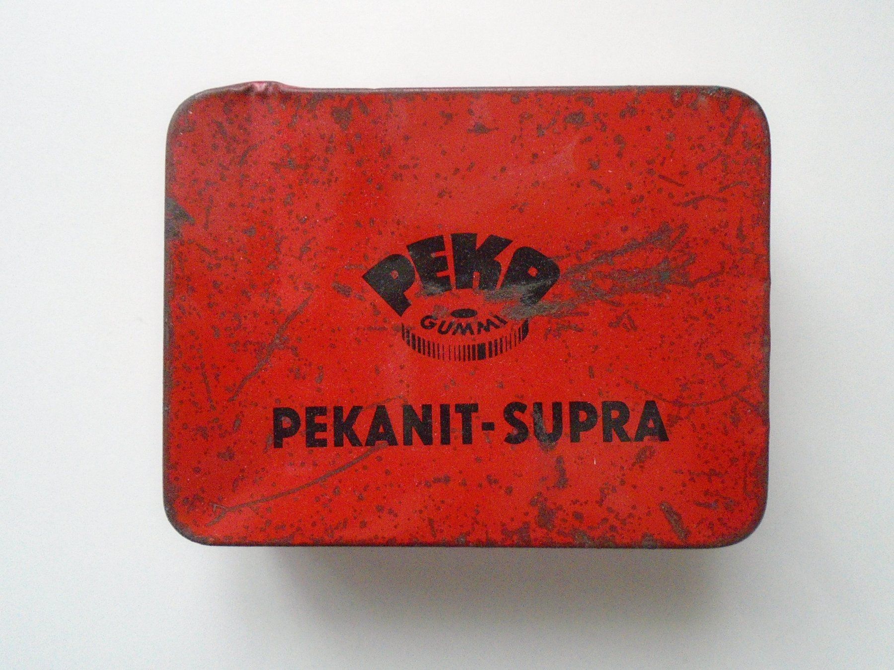 Barattoli: vintage PEKANIT Blechdose / Blechschachtel – Usato da Pfeffingen venduto da Elfenstein