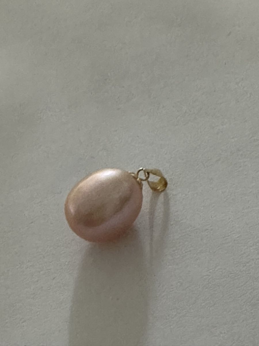 Ciondoli: Pendentif perle rose or 18k. Bonne état – Usato da Montreux venduto da luc_w7cx 3