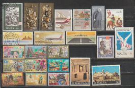 Malta timbres 1974-1984 bon état