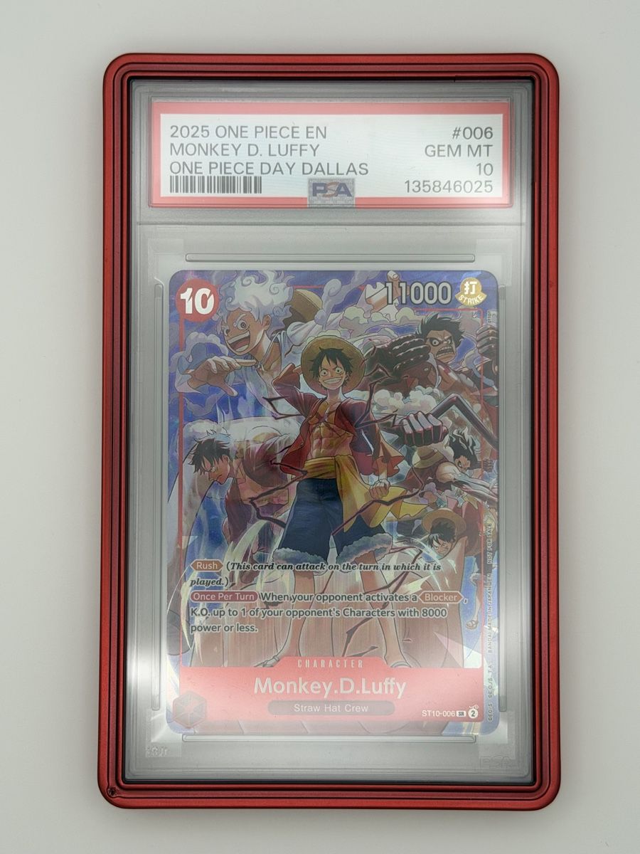 Bandai Sammelbilder & Trading cards: One Piece Monkey.D.Luffy ST10-006 PSA10 – Neu (gemäss Beschreibung) aus Uster von EDM1903