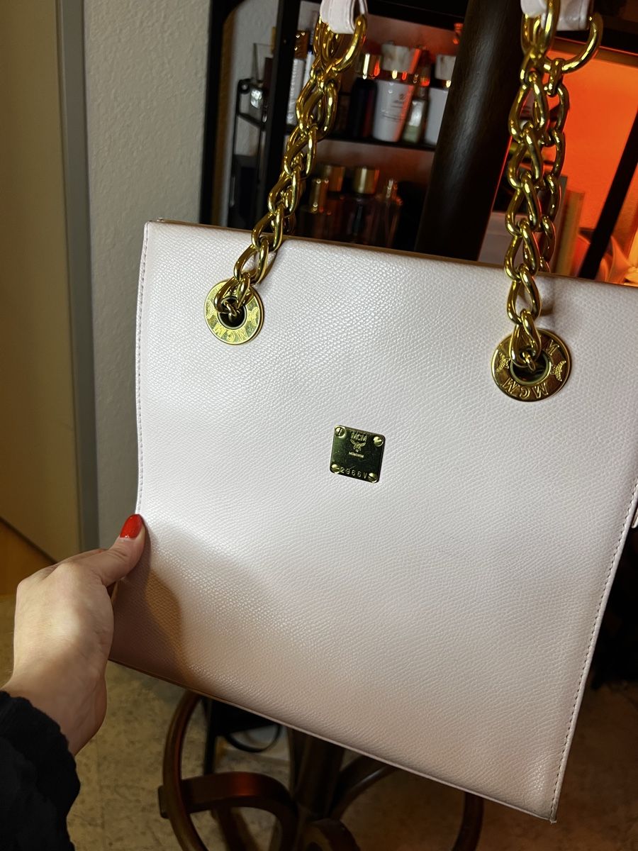 Mcm Borse da donna: MCM Handtasche Rosa Gold – Usato da St. Gallen venduto da deborahM95