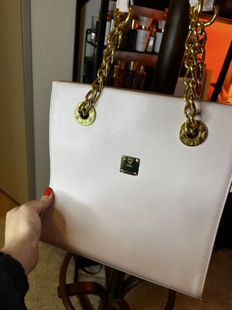 MCM Handtasche Rosa Gold