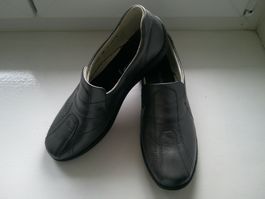 Waldläufer leichte Halbschuhe Leder Gr. 41/7 1/2 Neu!