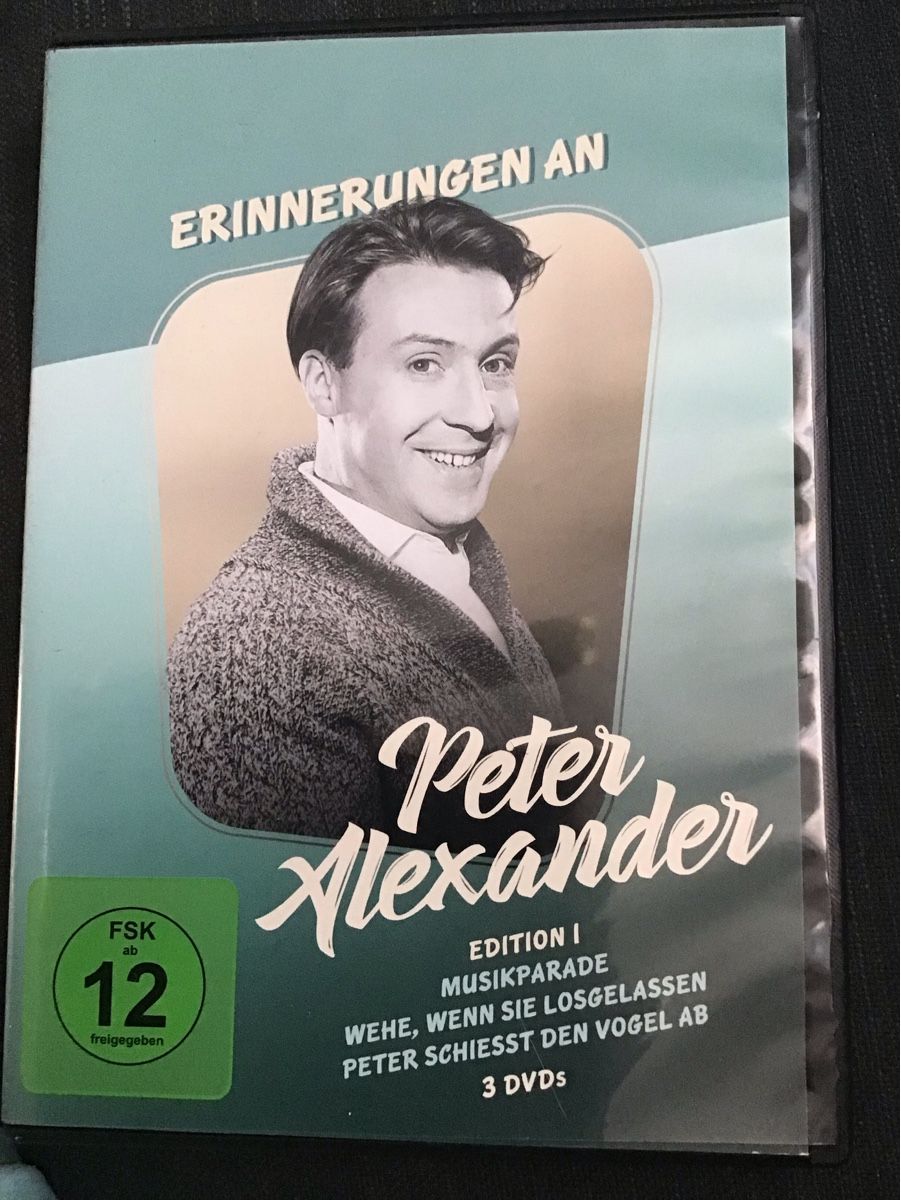 Tutti i DVDs: Erinnerungen an Peter Alexander, Musikparade, 3 DVDs – Usato da Bischofszell venduto da 19bischi67