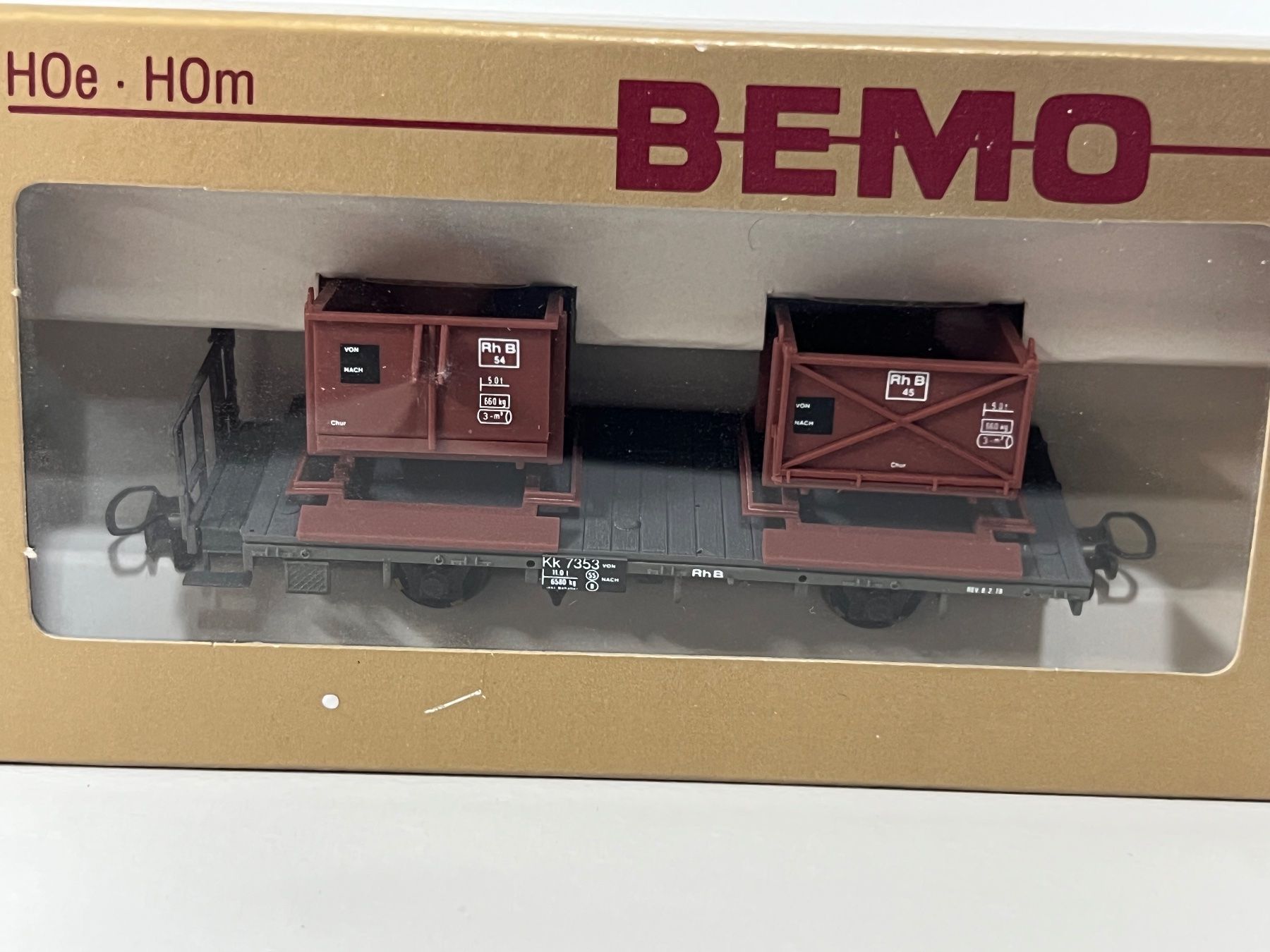 Bemo Modellini di ferrovie: BEMO 2250 173 RhB KK 7350 – Nuovo e nell'imballaggio originale da Neuenhof venduto da ludovicco 1