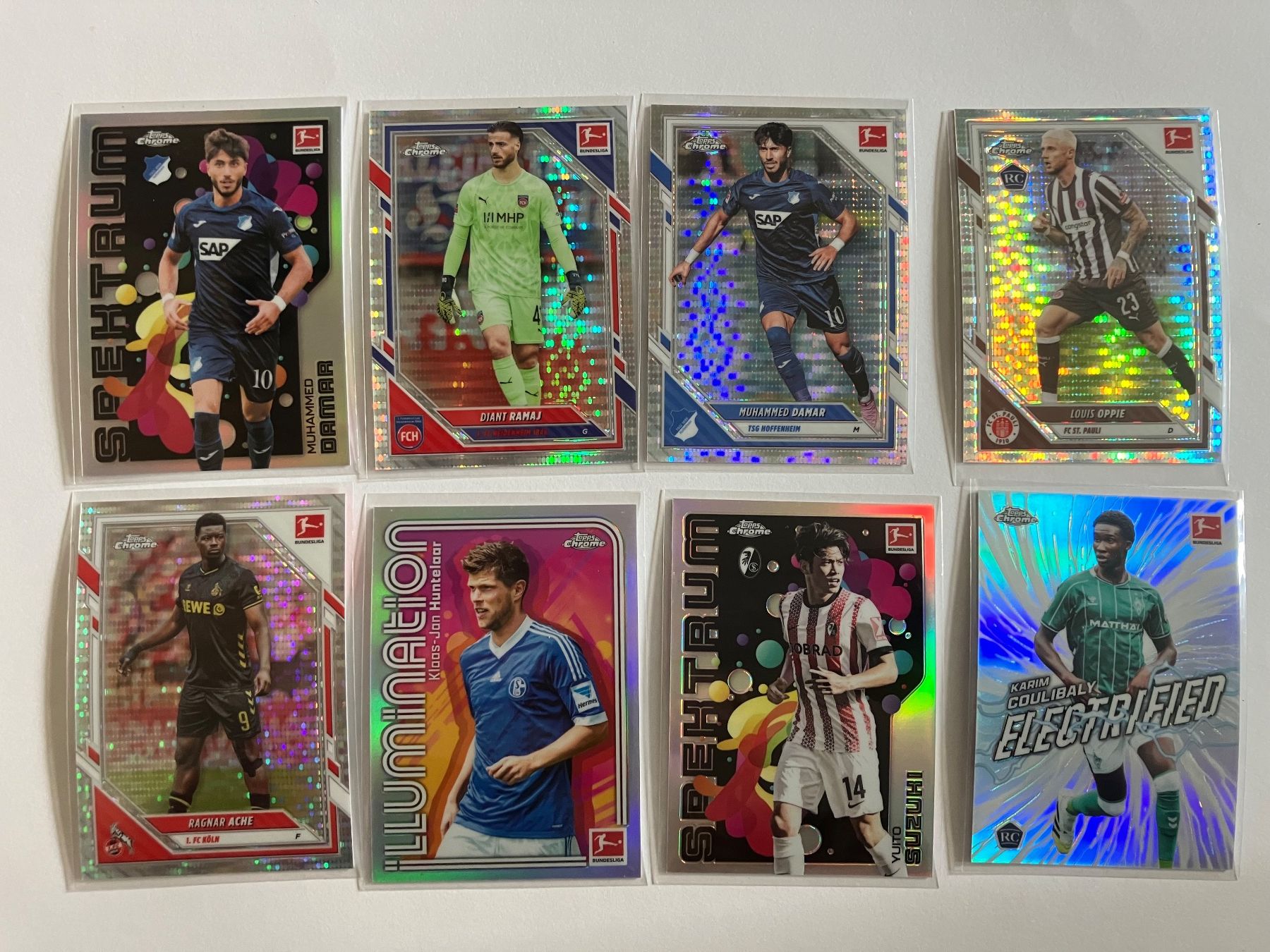 Topps Carte collezionabili: Fussball Karten Konvolut Topps Chrome – Nuovo (secondo la descrizione) da Schaffhausen venduto da Zappelfry