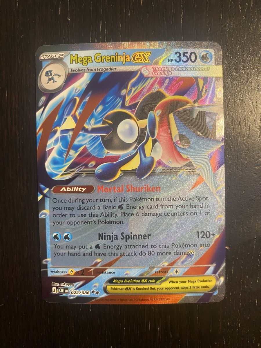 Pokémon Carte collezionabili: Greninja ex - Chaos Rising – Usato da Unterentfelden venduto da KoolAid-WhiTe