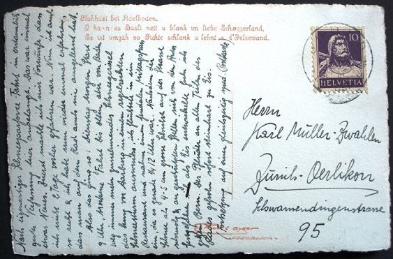 Cartoline postali: ADELBODEN Fluhhüsi – Usato da Jona venduto da philajona 1