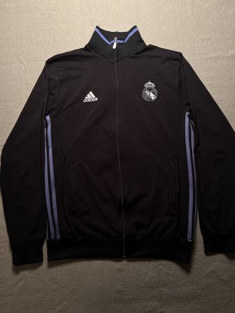 adidas Real Madrid Trainingsjacke schwarz Gr. XL fit: M/L