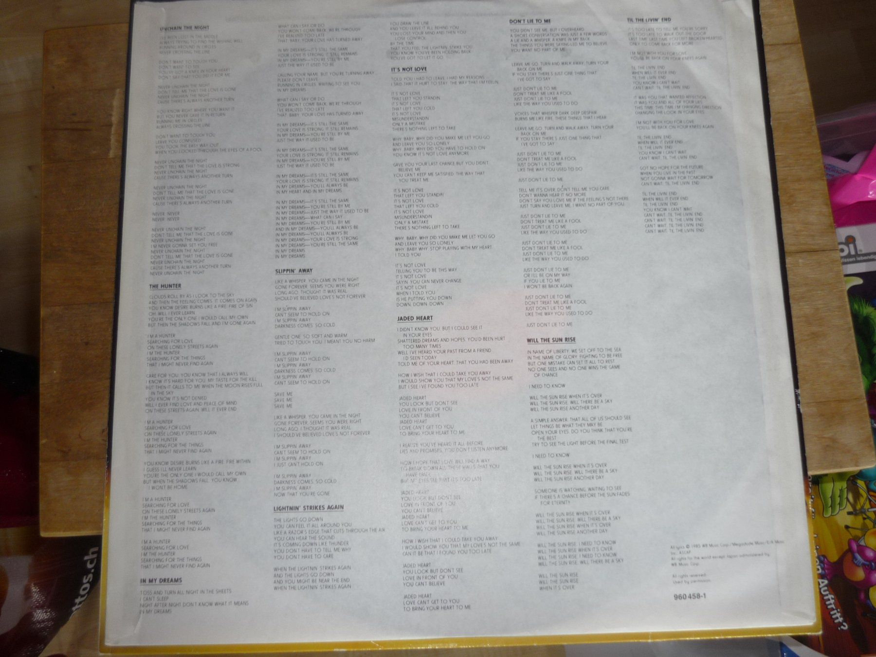Dischi in vinile: Dokken - Under Lock and Key – Usato da Bowil venduto da Familie_Kuenzi 2