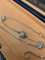 Bracelet argent avec diamants de moissanite de 0,7 ct GRA