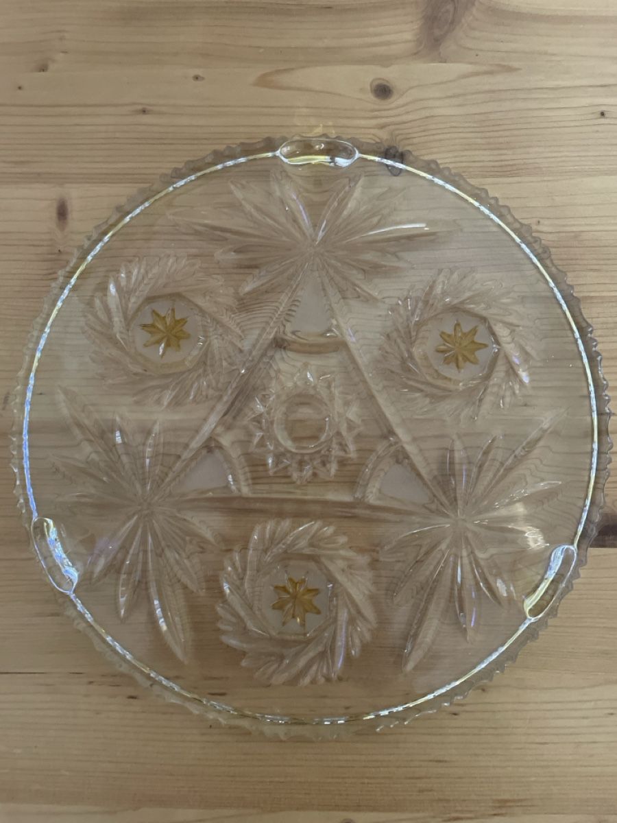 Piatti di portata: Glas Platte rund – Nuovo (secondo la descrizione) da Spreitenbach venduto da Gloxinia 1