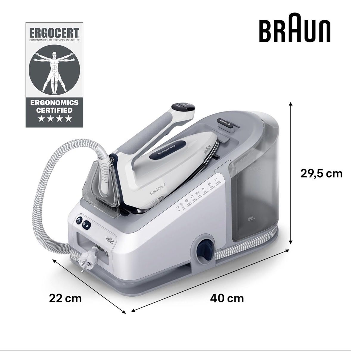 Braun Bügeleisen: Braun CareStyle 7 Pro Dampfbügel – Gebraucht aus Sevelen von Stopglobal.