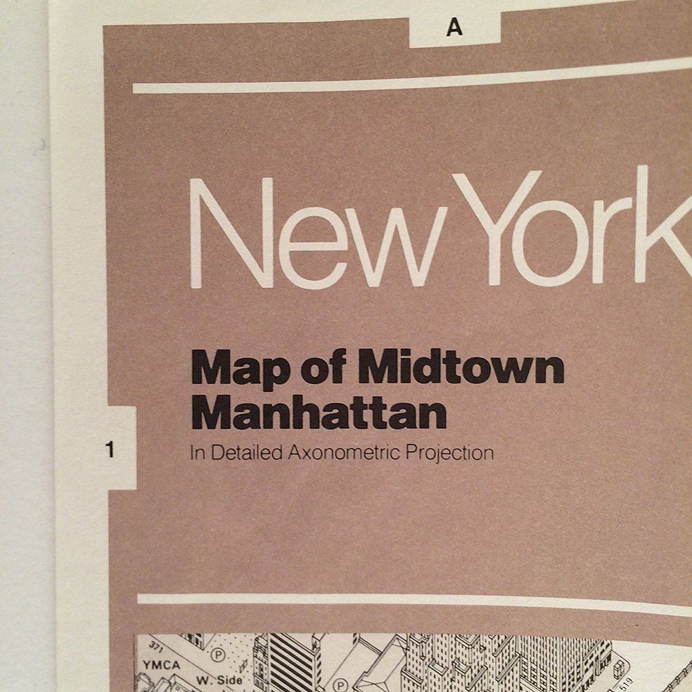 Landkarten & Atlanten: NYC New York City Map Manhattan Original – Gebraucht aus Zürich von its-love 7