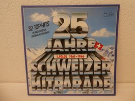 25 Jahre Schweizer Hitparade 1. Folge 61-66 Schallplatten LP