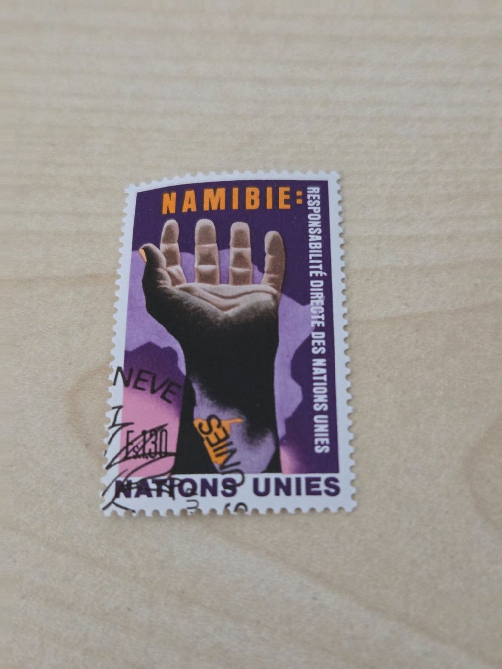 Alle Briefmarken: 1975 Vereinigte Nationen "Namibia" – Gebraucht aus Aarau von Casl63