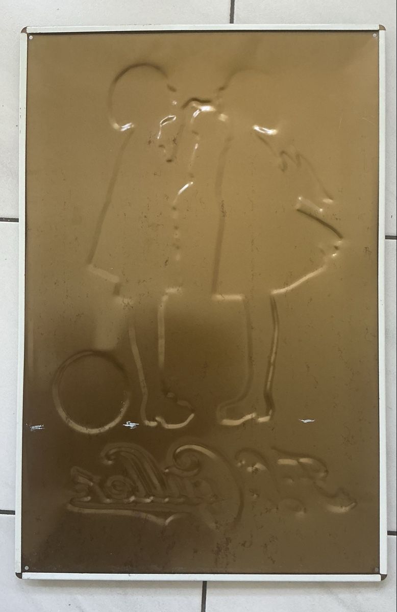 Cailler Insegne: Blechschild Cailler Chocolat au Lait Kinder – Nuovo (secondo la descrizione) da Crans-Montana venduto da plainemorte 1