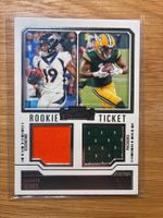 Panini Contenders Marvin Mims, Jayden Reed Patch