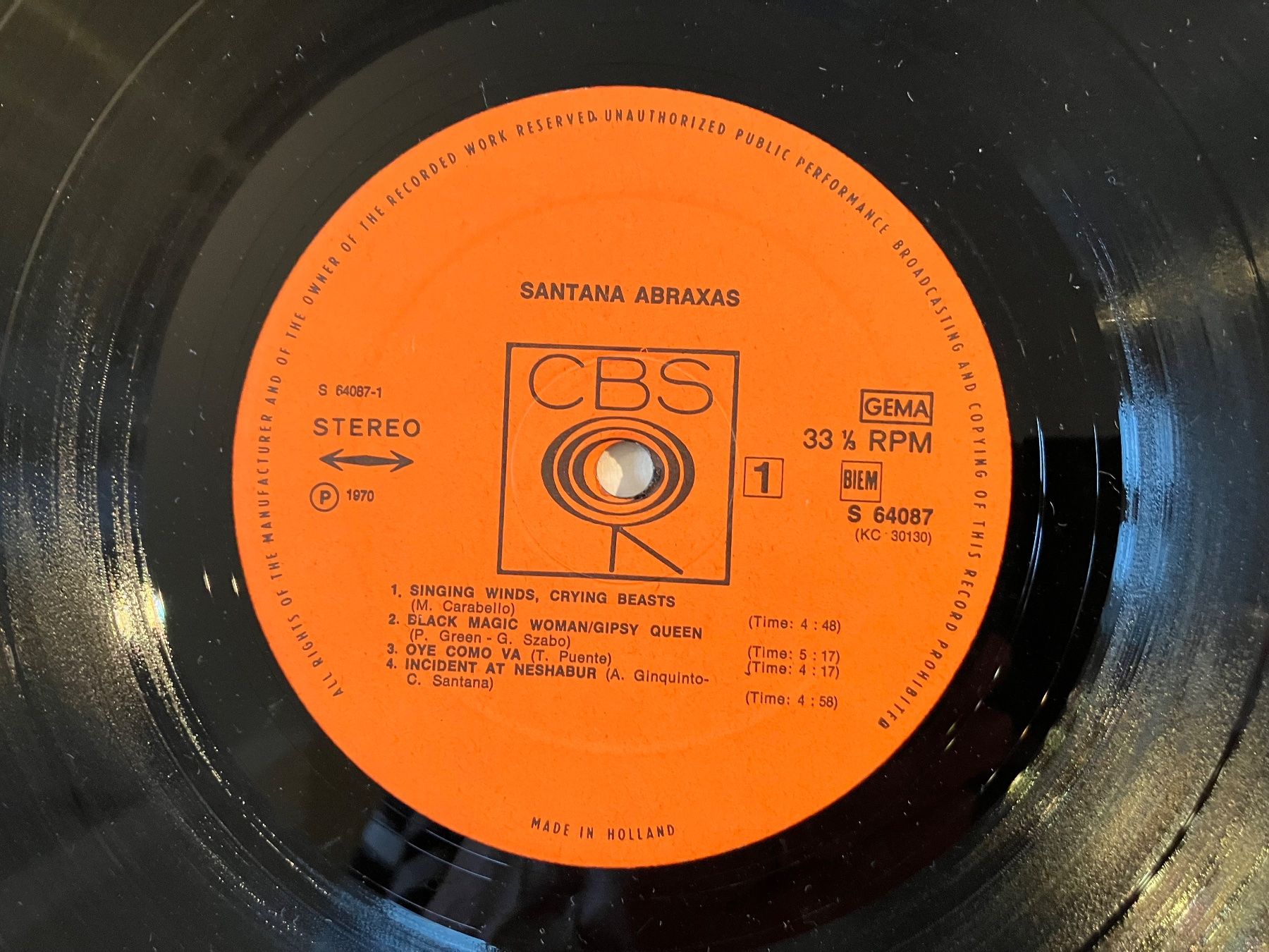 Dischi in vinile: LP,  Santana  / Abraxas – Usato da Winterthur venduto da efant12 4