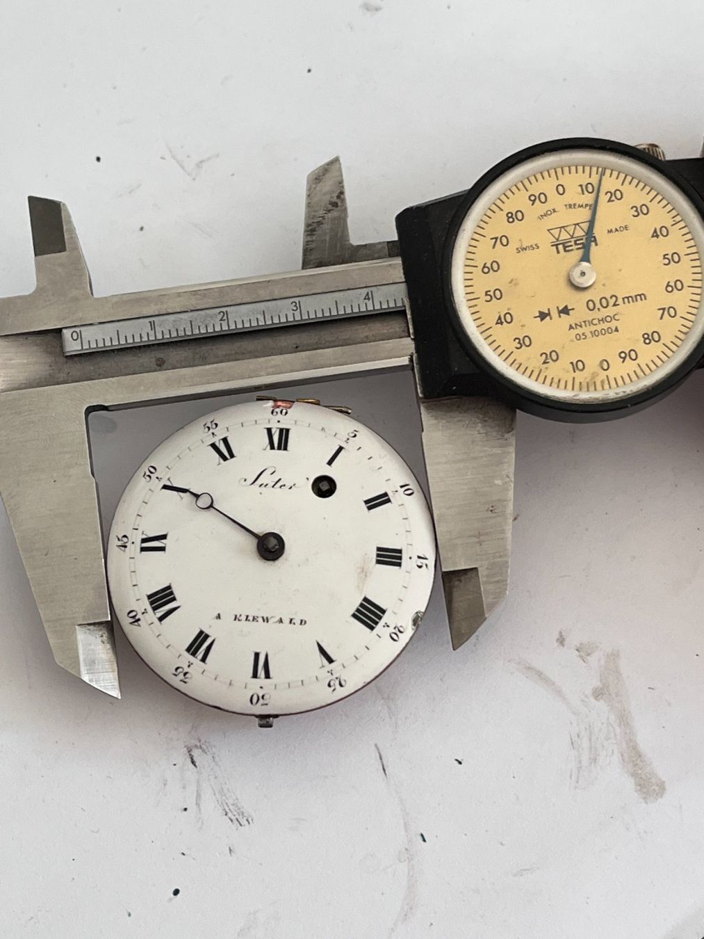 Suter Orologi: Suter Spindeluhrwerk – Usato da Worblaufen venduto da chronyves 4