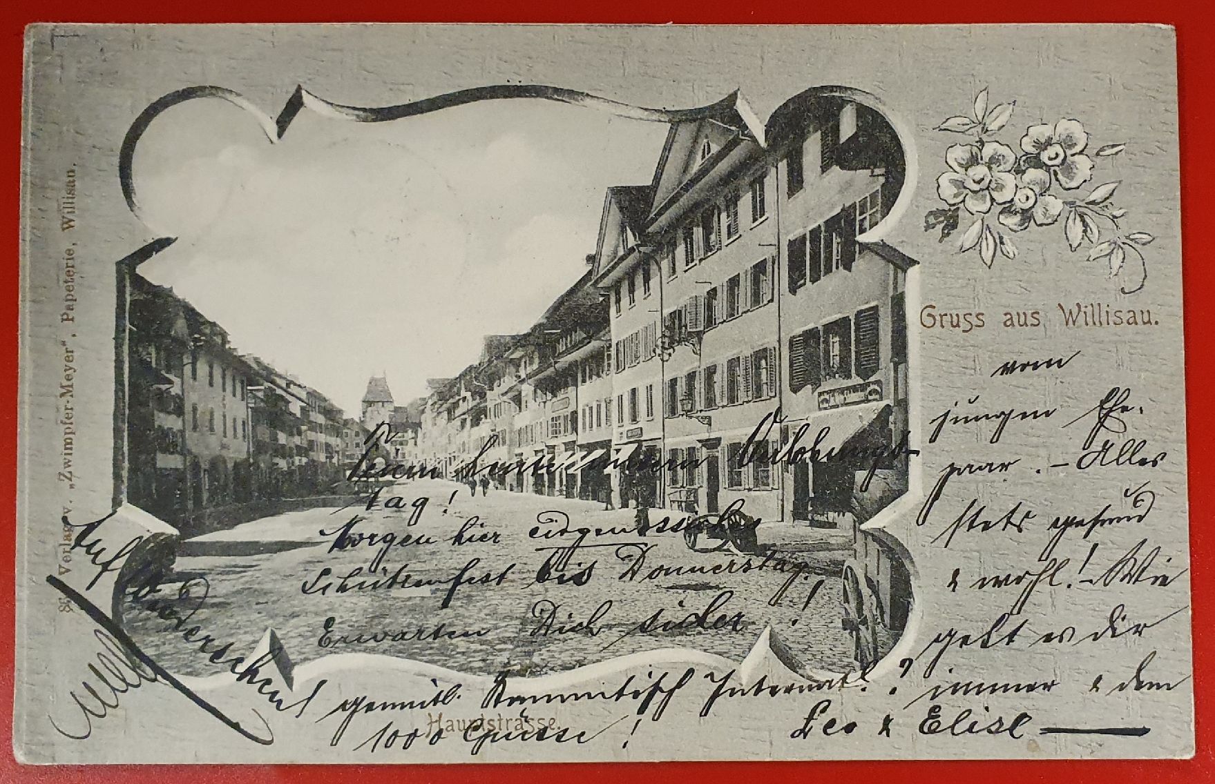 Ansichtskarten: Gruss aus Willisau 1901 – Gebraucht aus Kreuzlingen von Rschweiz1
