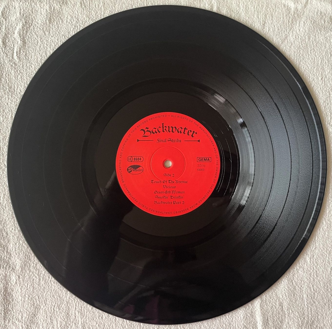 Schallplatten: Backwater - Final Strike - LP - 1986 - First Press  Disaster – Gebraucht aus Uster von Zardodel 3