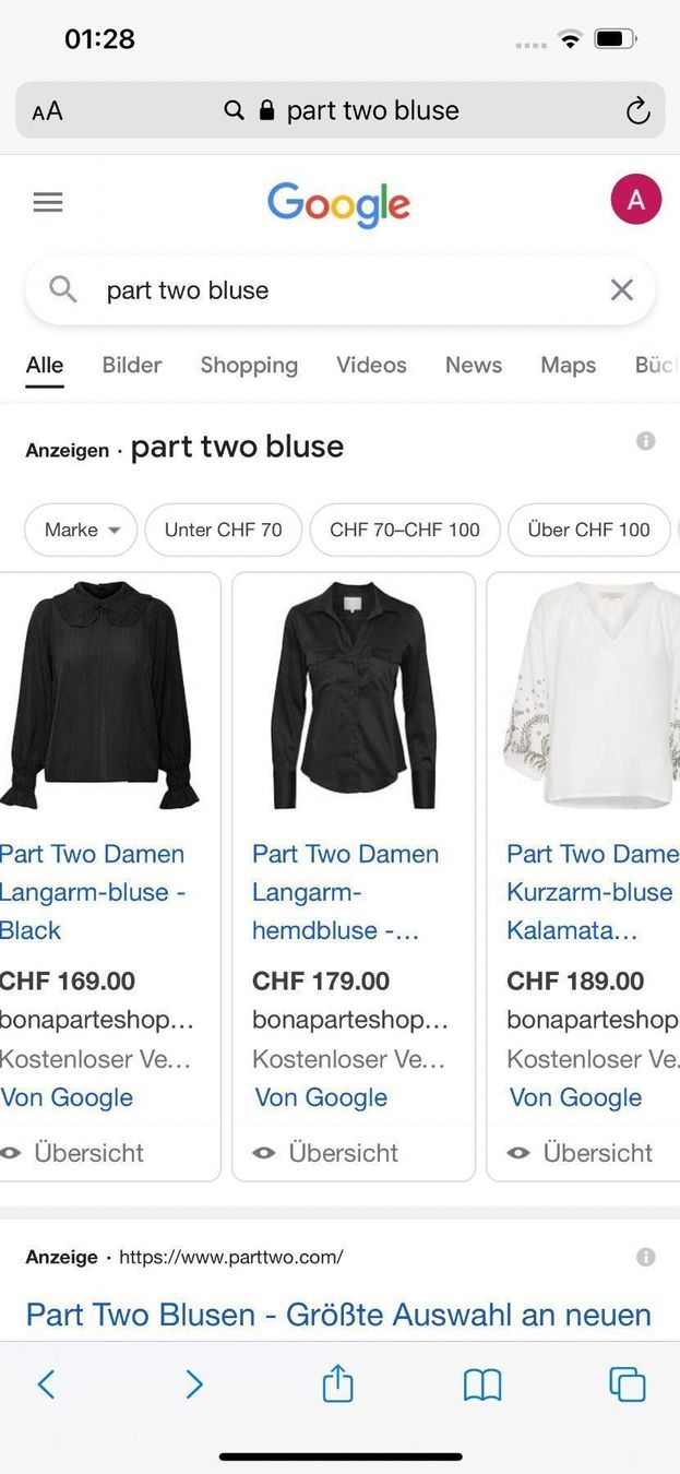Camicette: PART TWO Bluse – Usato da Winkel venduto da KaschmirArt 9