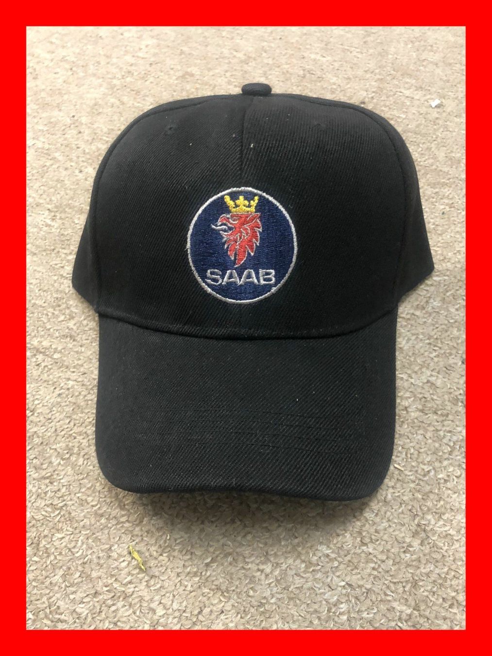 Copricapi, berretti & cappellini: Saab Basecap Cap Baseballcap Schwarz gestickt Lastwagen LKW – Nuovo e nell'imballaggio originale da Dättlikon venduto da easythings