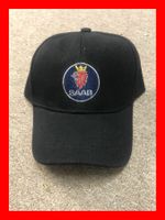Saab Basecap Cap Baseballcap Schwarz gestickt Lastwagen LKW