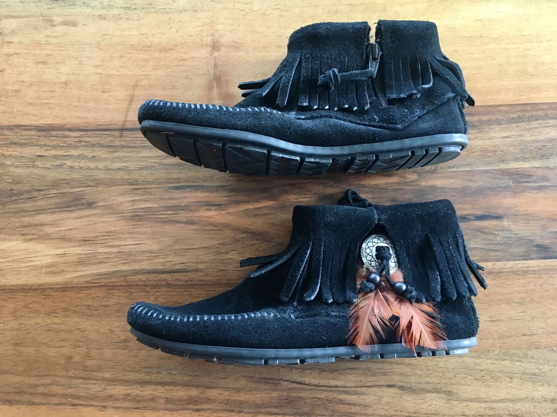 Scarpe da donna: Minnetonka Grösse 36 Leder Mokassin Stiefelette – Usato da Horw venduto da dreamsofacid 3