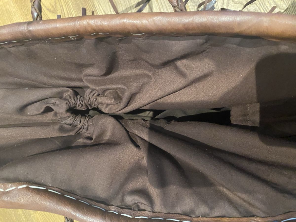 Taschen für Damen: Stroh-/Ledertasche mit Fransen – Gebraucht aus Affoltern am Albis von Vsyra 1
