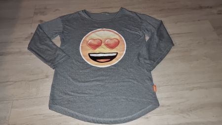 Cooles Emoji Langarmshirt, Gr. 146/152, Top Zustand😊
