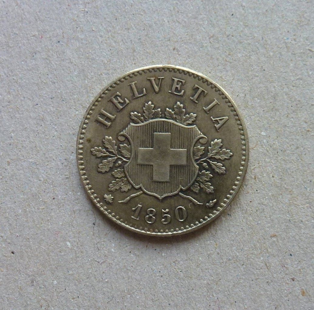 Tutti le monete: ++ 10 Rappen 1850 BB, gute Erhaltung – Usato da Walkringen venduto da Casablanca777