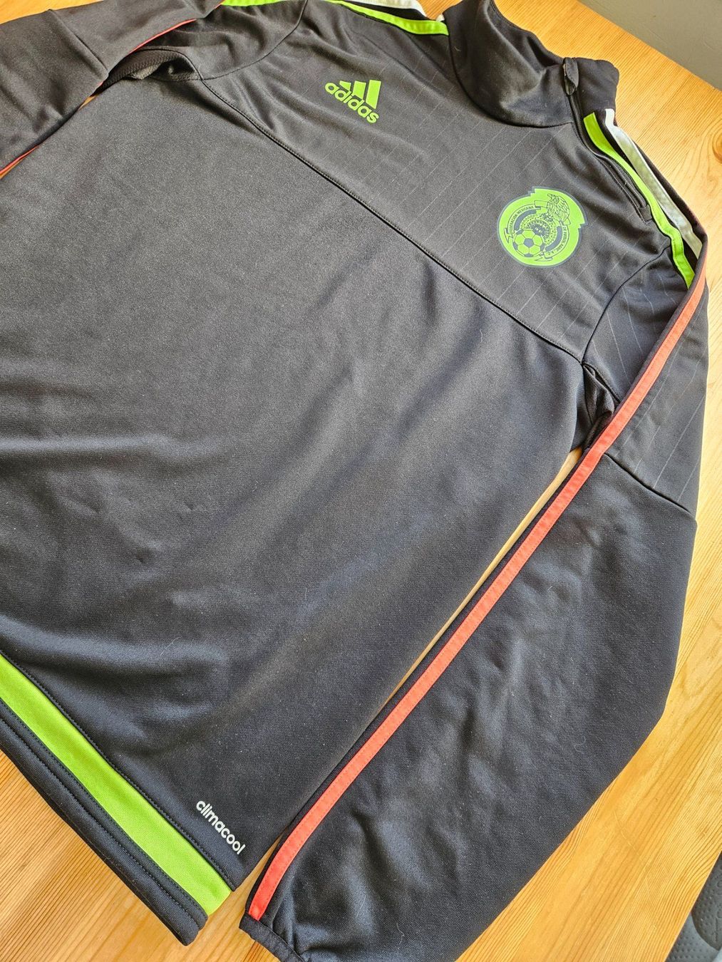 Adidas Canottiere & Pantaloni: Mexiko Trainingsoberteil adidas Gr. S Fussball Mexico Pulli – Usato da Hägglingen venduto da United-Village-Trade 3